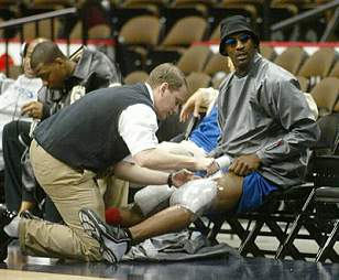 Michael Jordan i jego kolana